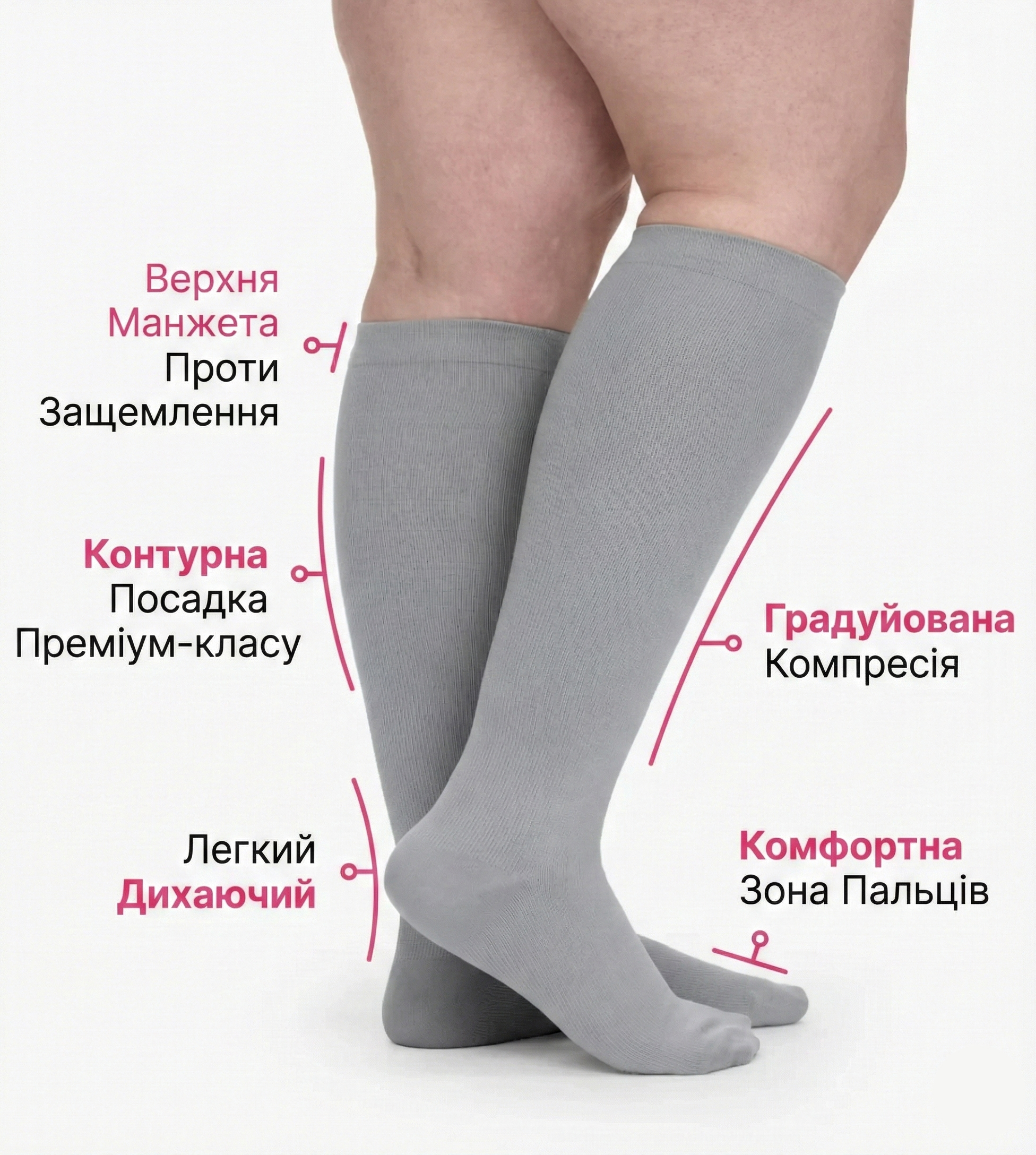 Everstride™ Original Wide Compression Socks